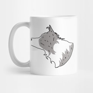 Border collie blue merle Mug